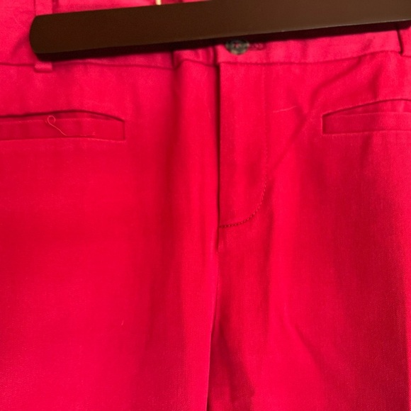 Anthropologie fuchsia essential skinny leg pants with purple stripe - Picture 6 of 7